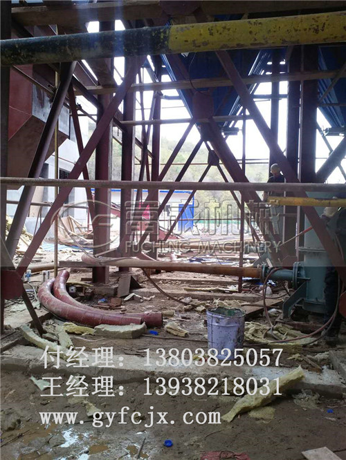 PP电子爲某電廠氣力輸送料封泵安裝示意圖